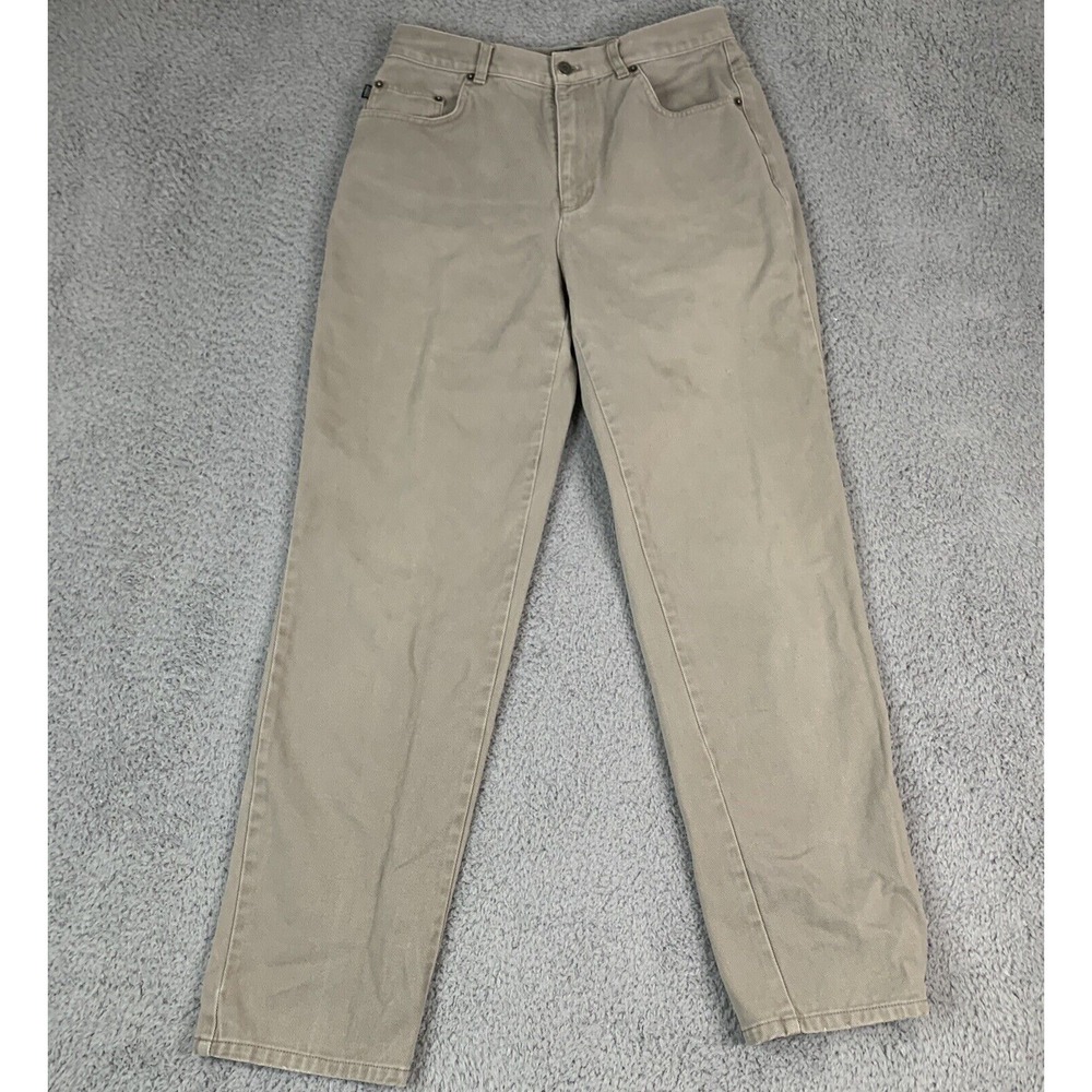 Ralph Lauren, Lauren Jeans Co. Womens 10 Premier Denim Color Tan Green Lable